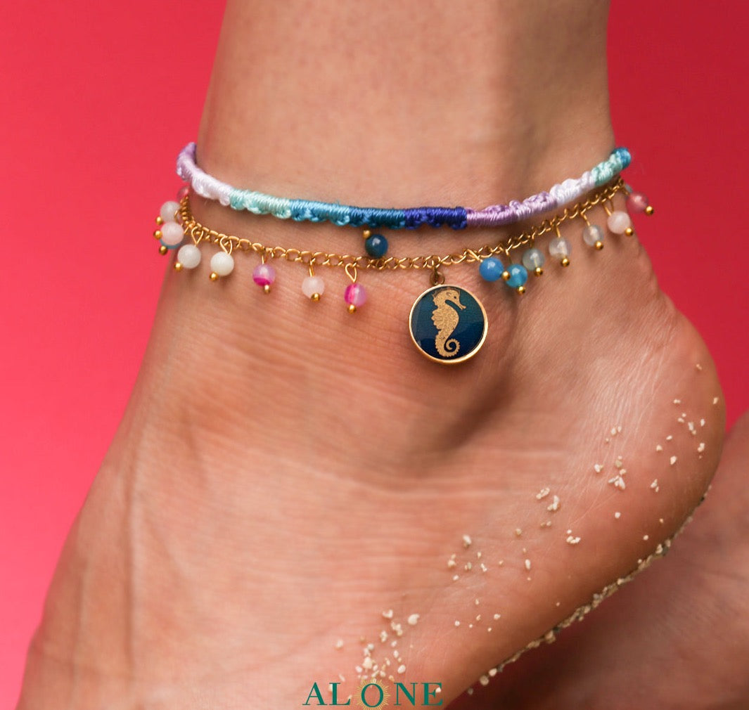 SEAHORSE ANKLE BRACELET